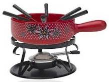 Fondue Essen im Garten Center 