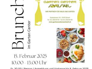 Brunch im Garten Center 
