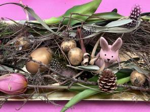 Osterinszenierung jetzt im Garten Center