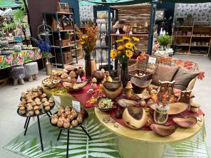 Herbststimmung mit Holz