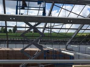 Der Umbau kommt zügig voran 