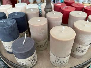 Neu im Sortiment; Rapskerzen 